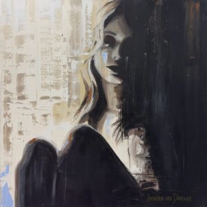 Afternoon – early abstract female portrait in warm afternoon light | Hesther van Doornum