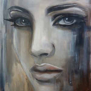 Revealing Light – abstract female portrait with soft light by Hesther van Doornum